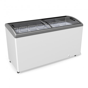 Морозильный ларь с гнутым стеклом JUKA  M600S,  597 л