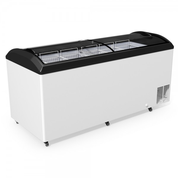 Морозильный ларь JUKA  M 800 D с гнутым стеклом