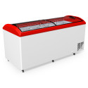 Морозильный ларь JUKA  M 800 D с гнутым стеклом