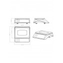 Весы торговые со стойкой  VAGAR VP-06/15LED, RS - 232